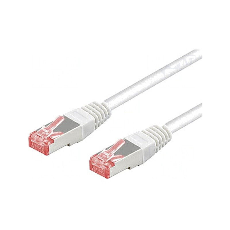 Patch Cord S/FTP Cat6a Alb 0.25m LSZH | Electronic-mag.ro | Componente Electronice