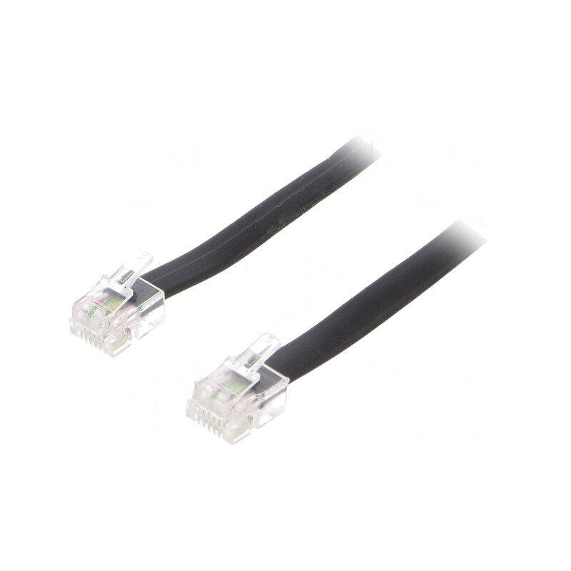 Cablu Telefon RJ12 Plat 3m | Electronic-mag.ro | Componente Electronice