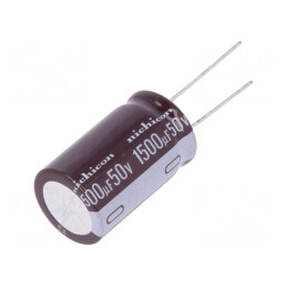 Condensator electrolitic low ESR 1500uF 50V THT | Electronic-mag.ro | Componente Electronice