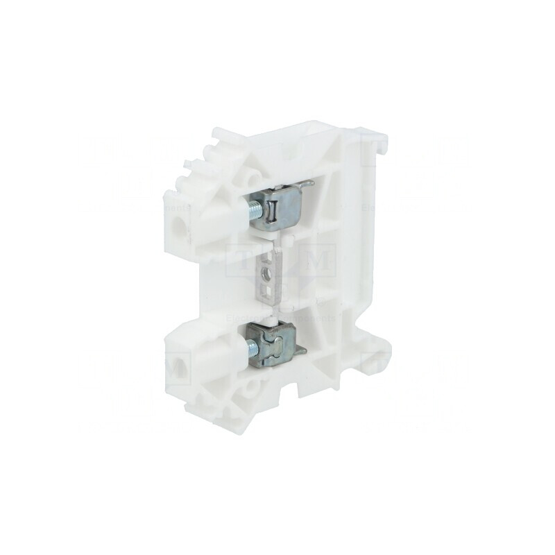 Terminal de îmbinare șine 0,5-6mm2 albă TS35 1kV | Electronic-mag.ro | Componente Electronice