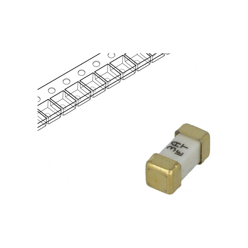 Siguranță Întârziere 3A 125V SMD | Electronic-mag.ro | Componente Electronice