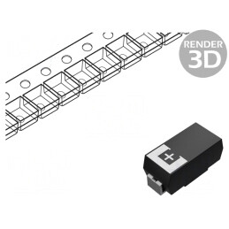 Condensator tantal-polimer SMD 220uF 10V ±20% | Electronic-mag.ro | Componente Electronice