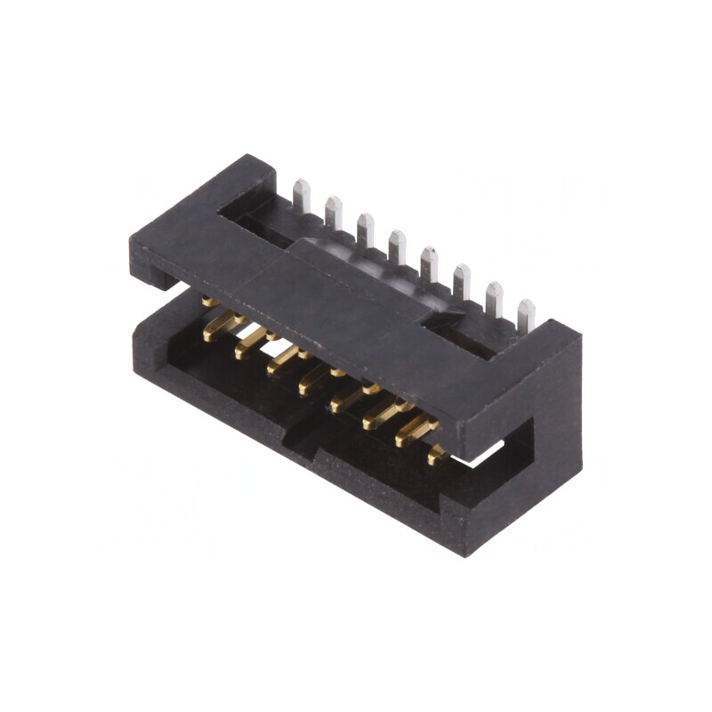 Soclu pini verticali 1,27mm 16 pini Minitek127® | Electronic-mag.ro | Componente Electronice