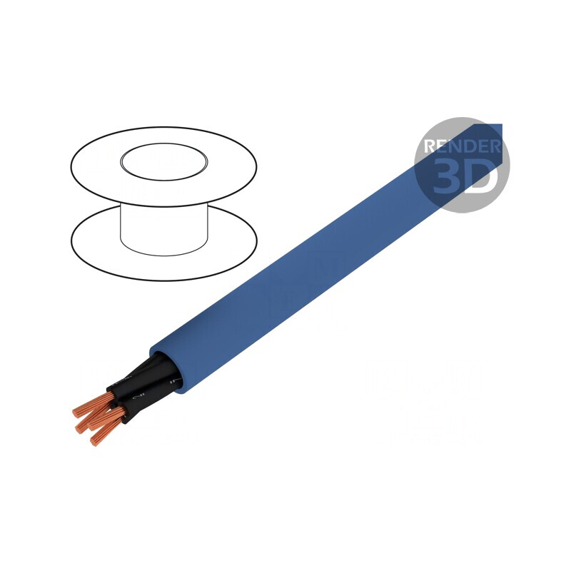Cablu neecranat ÖLFLEX® EB 4x0,75mm2 300V/500V Cu litat | Electronic-mag.ro | Componente Electronice