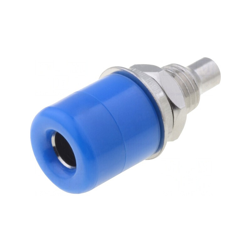 Soclu Banană 4mm 20A Albastru Nichelat | Electronic-mag.ro | Componente Electronice Soclu Banană 4mm 20A Albastru Nichelat | Electronic-mag.ro | Componente Electronice