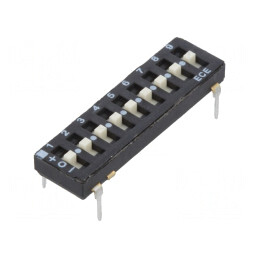 DIP-Switch cu 9 Secțiuni OFF-ON 0,025A/24VDC | Electronic-mag.ro | Componente Electronice