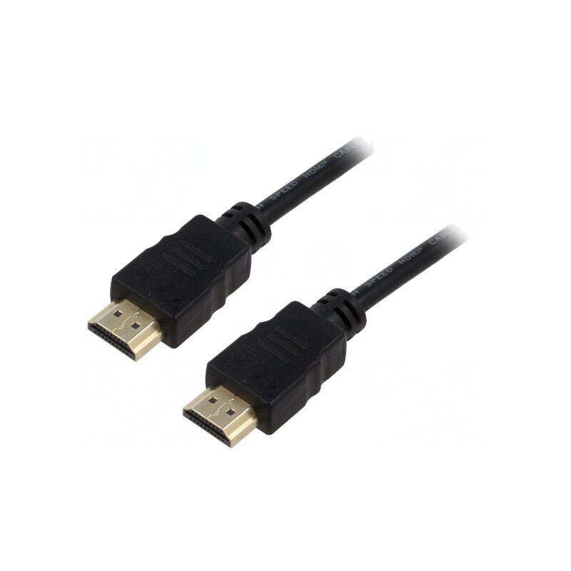Cablu HDMI 2.0 HDCP 2.2 1m Negru | Electronic-mag.ro | Componente Electronice