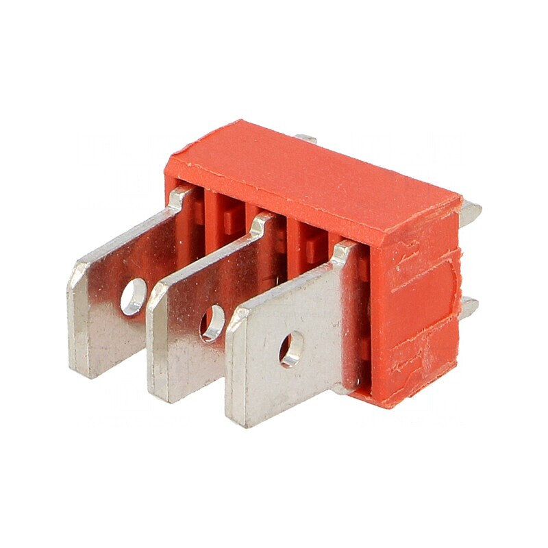 Conector Spadă 6,4mm 0,8mm THT Oțel Cositorit 500V | Electronic-mag.ro | Componente Electronice