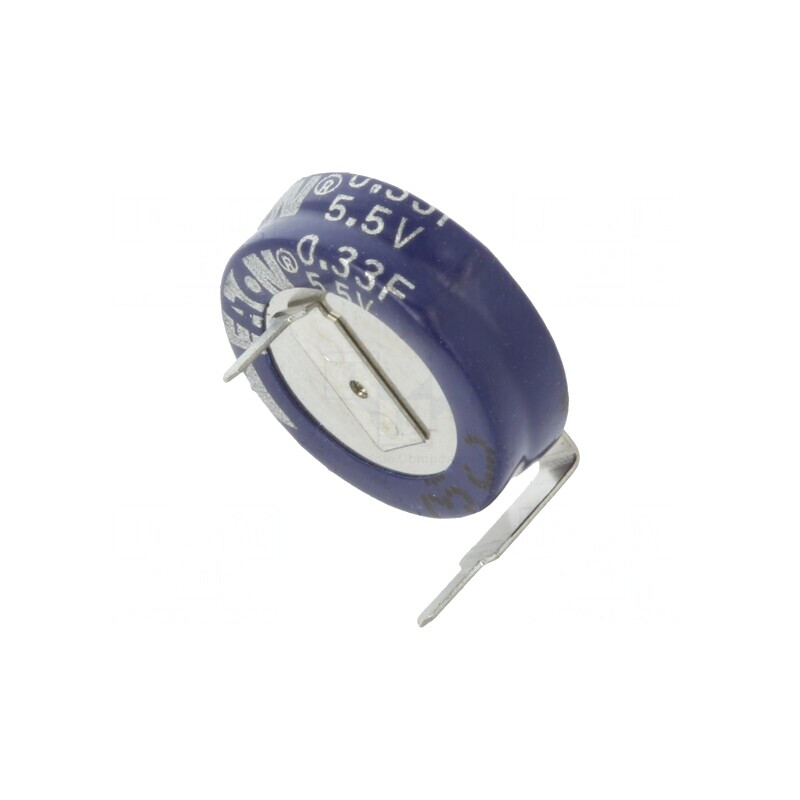 Supercondensator THT 330mF 5,5V 11,5x5,2mm 50Ω | Electronic-mag.ro | Componente Electronice