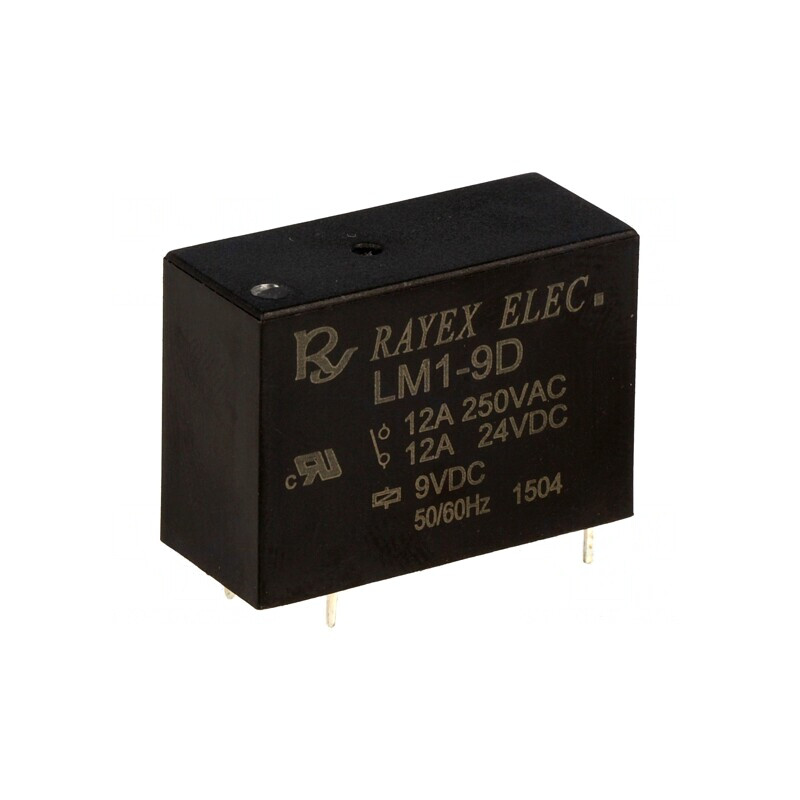 Releu Electromagnetic SPDT 9VDC 12A | Electronic-mag.ro | Componente Electronice