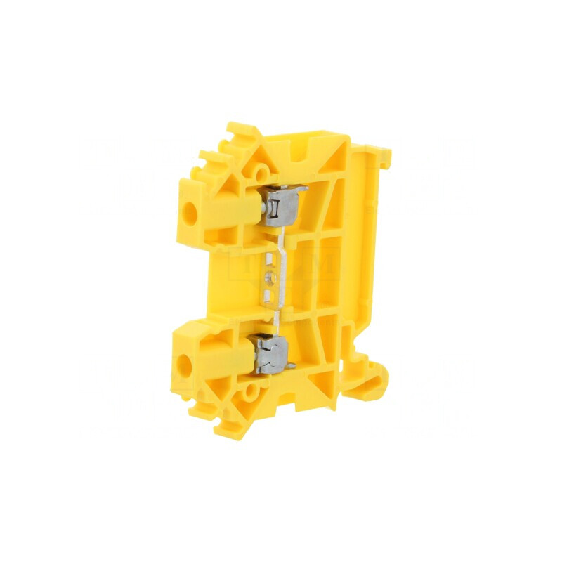 Conector de Îmbinare pentru Șine 0,5-4mm2, 2 Borne, Galben, TS35 | Electronic-mag.ro | Componente Electronice Conector de Îmbinare pentru Șine 0,5-4mm2, 2 Borne, Galben, TS35 | Electronic-mag.ro | Componente Electronice