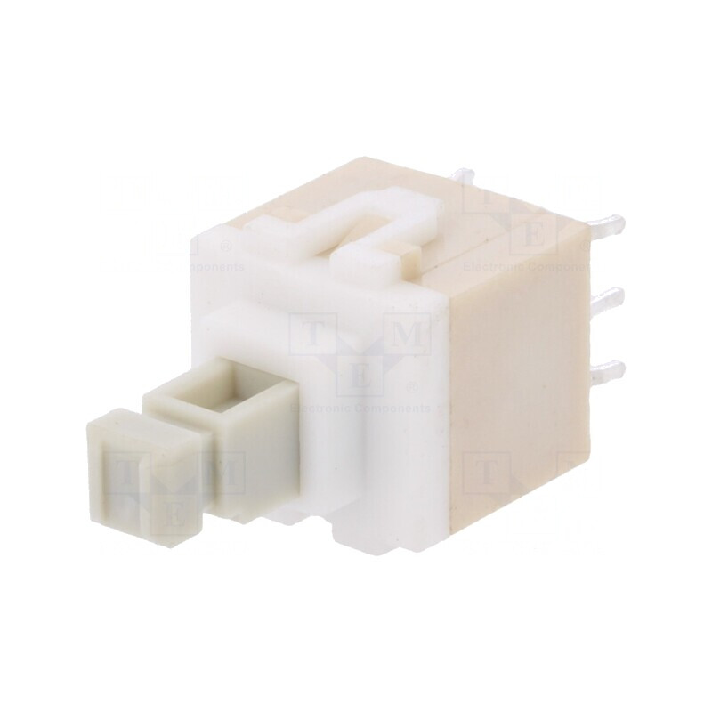 Comutator DPDT Alb 0,1A/32VDC | Electronic-mag.ro | Componente Electronice