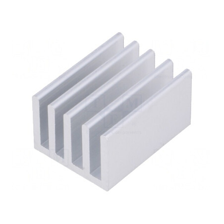 Radiator Extrudat cu Aripioare 25mm x 19mm x 10mm | Electronic-mag.ro | Componente Electronice