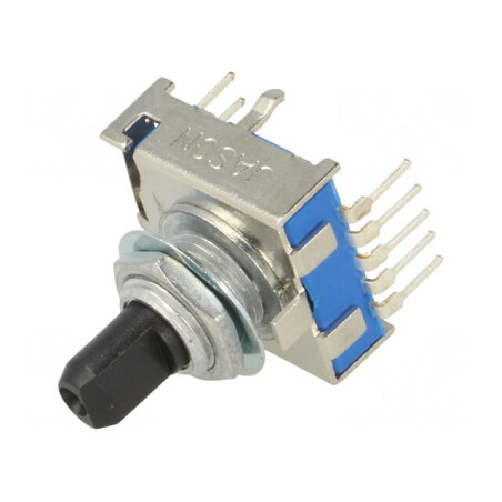 Comutator Rotativ 8 Poziții 0.3A 16VDC 1 Secțiune 30° | Electronic-mag.ro | Componente Electronice