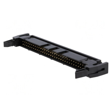 Soclu IDC Tată 64 PIN cu Ejector Negru THT 2.54mm | Electronic-mag.ro | Componente Electronice