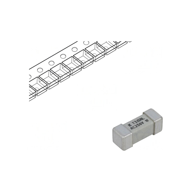 Siguranță întârziată 3,5A 250V SMD ceramică | Electronic-mag.ro | Componente Electronice