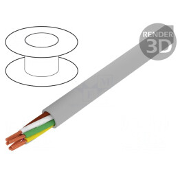 Cablu ELITRONIC LIYY 6x0,5mm2 250V Gri | Electronic-mag.ro | Componente Electronice