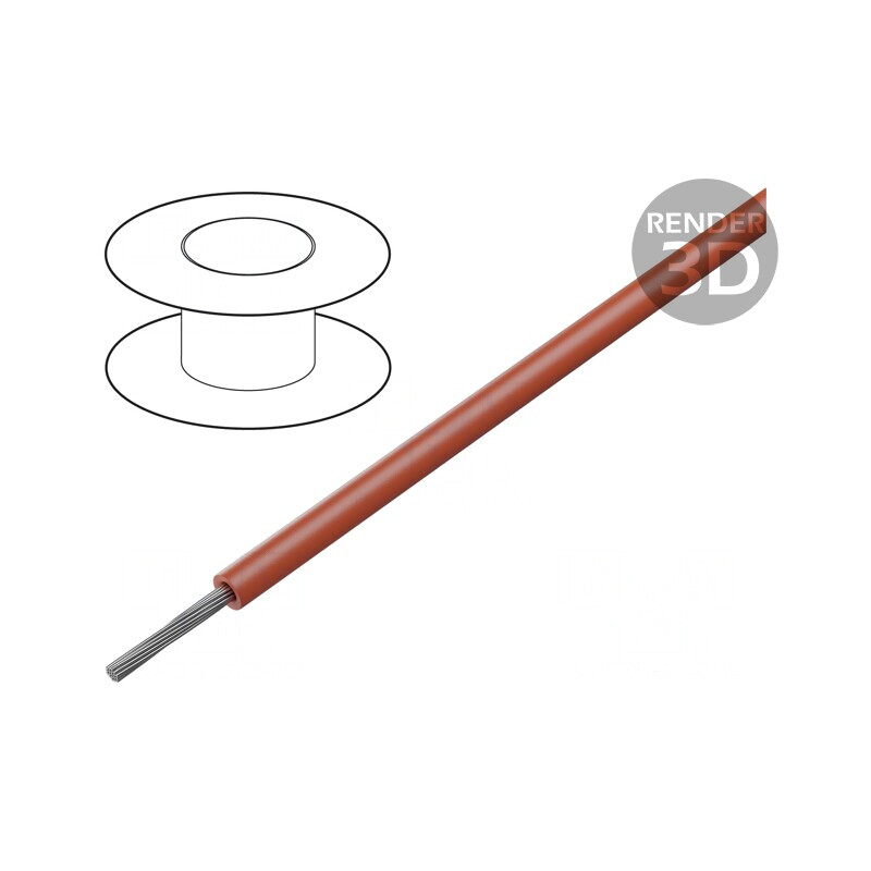 Cablu Cu 22AWG TFE Roșu 600V 30m | Electronic-mag.ro | Componente Electronice