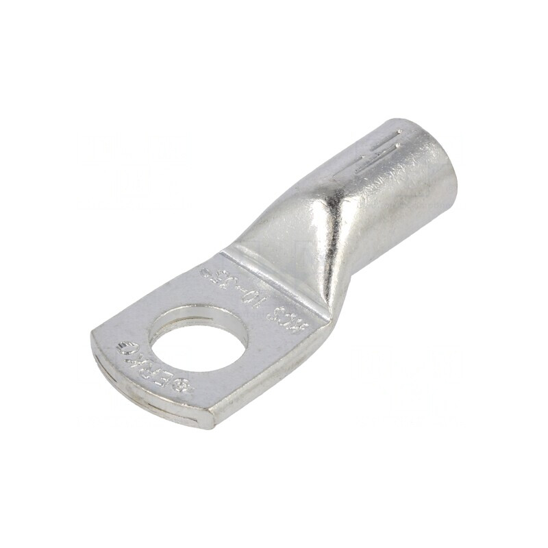 Vârf Inelar Tubular M10 35mm2 Crimpat Cositorit | Electronic-mag.ro | Componente Electronice