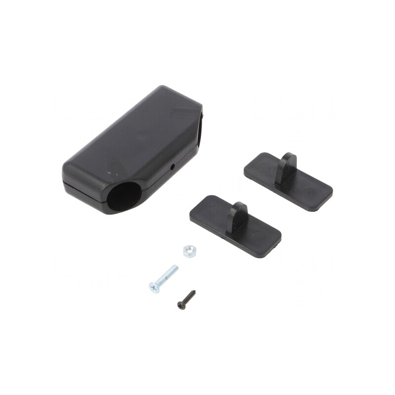 Carcasă alarmă ABS neagră 35x72x18 mm | Electronic-mag.ro | Componente Electronice
