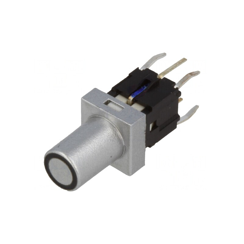 Comutator Tastatură SPST-NO LED Argintiu 12V | Electronic-mag.ro | Componente Electronice