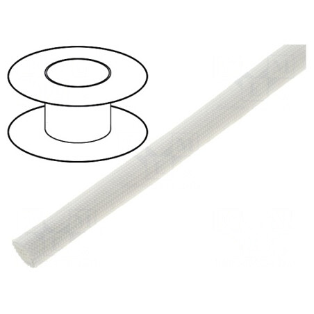 Manșon Electroizolant Fibră de Sticlă 9mm -40÷180°C | Electronic-mag.ro | Componente Electronice