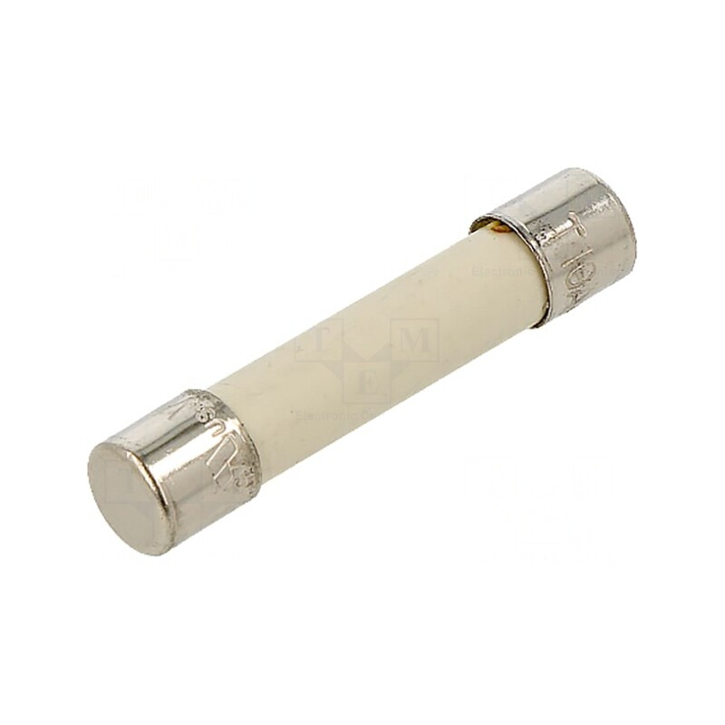 Siguranță Întârziere 10A 440V 6,3x32mm Alamă | Electronic-mag.ro | Componente Electronice