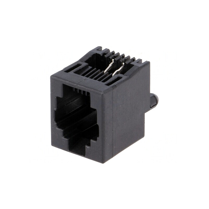 Soclu RJ14 6p4c THT 16,51mm | Electronic-mag.ro | Componente Electronice