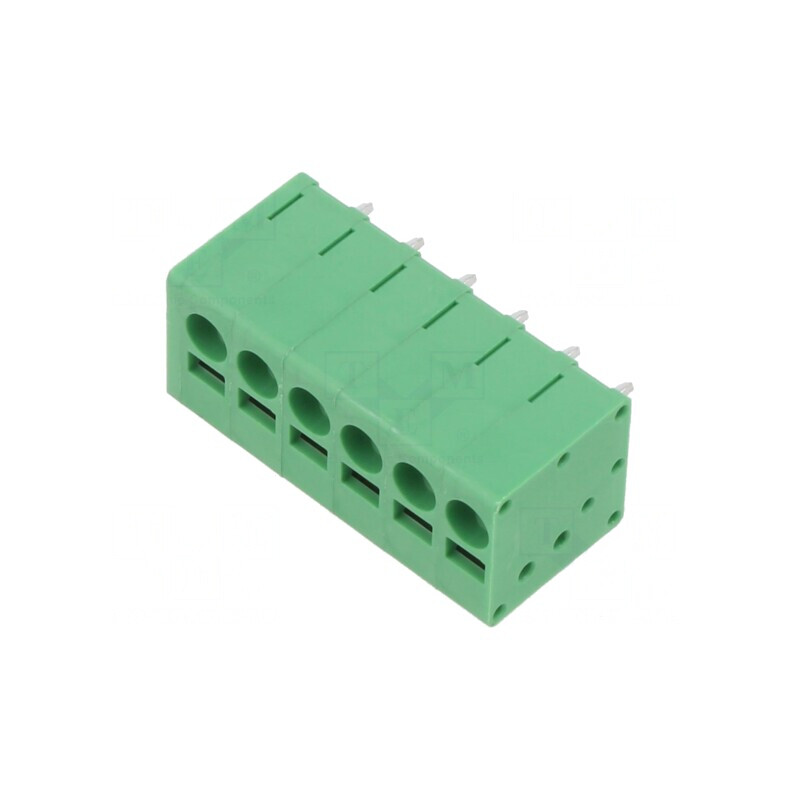 Regletă de Conexiuni PCB 5mm 6 Piste | Electronic-mag.ro | Componente Electronice