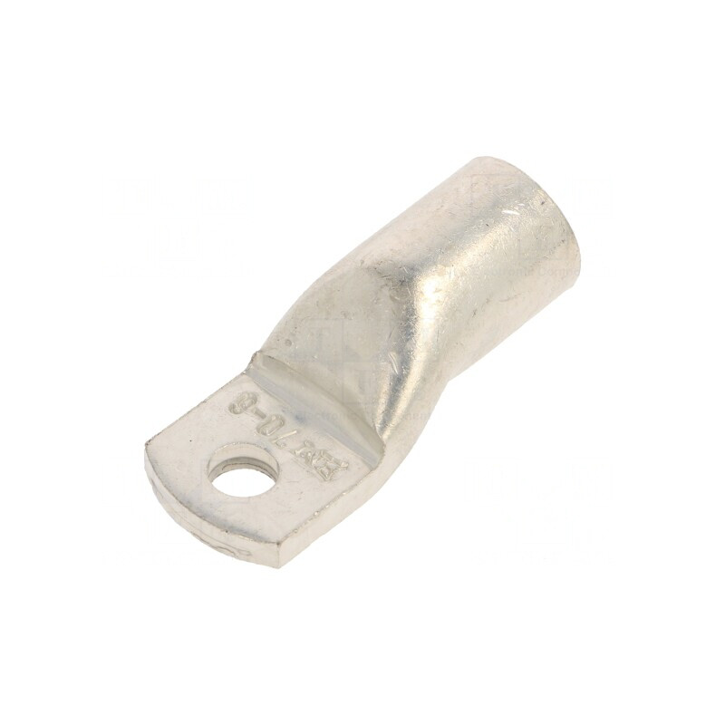 Vârf Inelar Tubular M6 70mm2 Crimpat Neizolat | Electronic-mag.ro | Componente Electronice