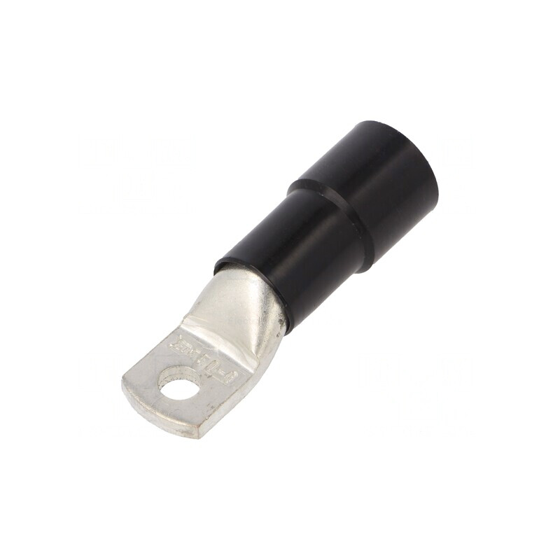 Conector Cablu Negru Crimpat M6 50mm² | Electronic-mag.ro | Componente Electronice