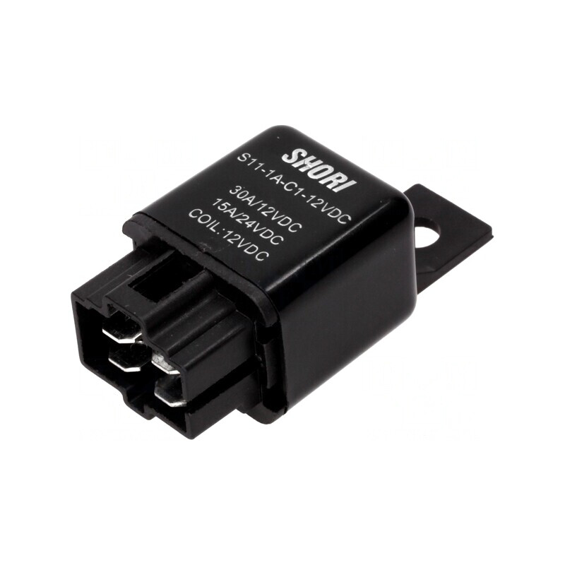 Releu Electromagnetic SPST-NO 12V 30A | Electronic-mag.ro | Componente Electronice