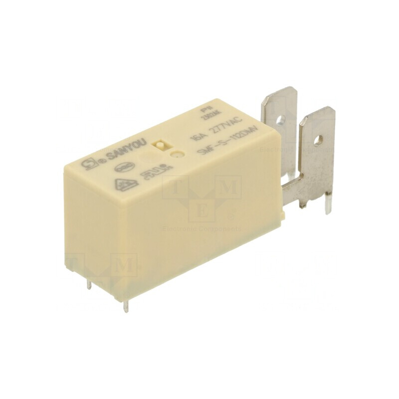 Releu electromagnetic SPST-NO 12VDC 16A 277VAC THT | Electronic-mag.ro | Componente Electronice