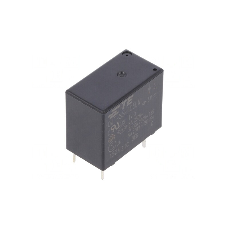 Releu Electromagnetic SPST-NO 5VDC 5A 250VAC PCB | Electronic-mag.ro | Componente Electronice