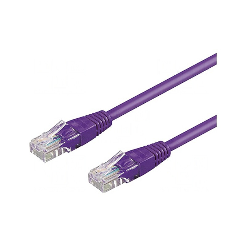 Patch cord rețea UTP Cat5e 5m Violet | Electronic-mag.ro | Componente Electronice