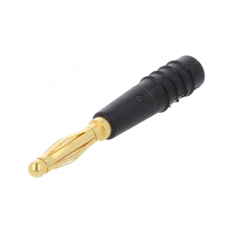 Mufă Banană 2mm Neagră Aurită 10A 30VAC 60VDC | Electronic-mag.ro | Componente Electronice Mufă Banană 2mm Neagră Aurită 10A 30VAC 60VDC | Electronic-mag.ro | Componente Electronice