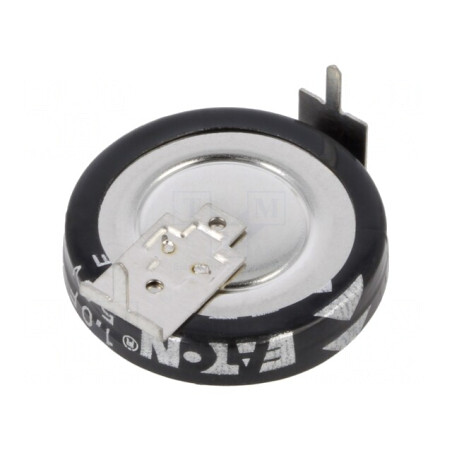 Supercondensator THT 1F 5VDC Ø19,1x5,2mm | Electronic-mag.ro | Componente Electronice