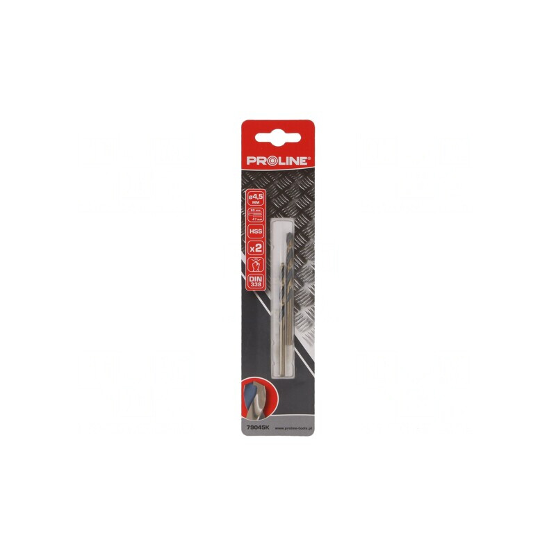 Burghiu Metal 4,5mm HSS 2 Bucăți | Electronic-mag.ro | Componente Electronice