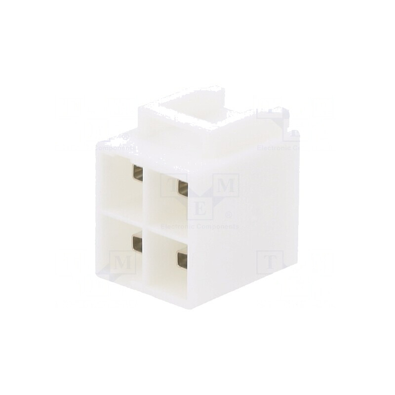 Soclu cablu-placă 4 pini cositorit pentru PCB | Electronic-mag.ro | Componente Electronice