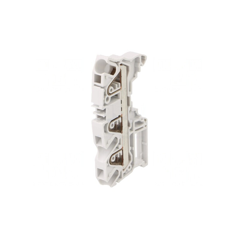 Conector de Îmbinare Șine Gri 3 Borne 8mm | Electronic-mag.ro | Componente Electronice