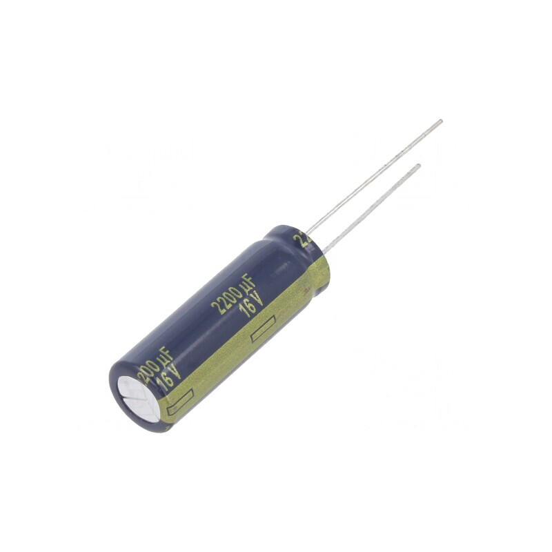 Condensator Electrolitic Low ESR THT 2200uF 16V 10x30mm | Electronic-mag.ro | Componente Electronice