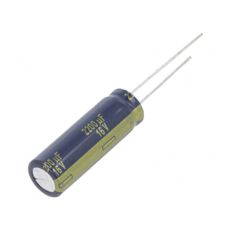 Condensator Electrolitic Low ESR THT 2200uF 16V 10x30mm | Electronic-mag.ro | Componente Electronice