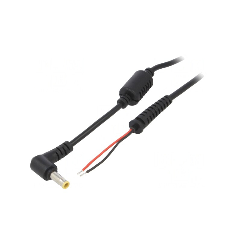 Cablu Alimentare DC 5,5/3,0 Negru 1,2m | Electronic-mag.ro | Componente Electronice
