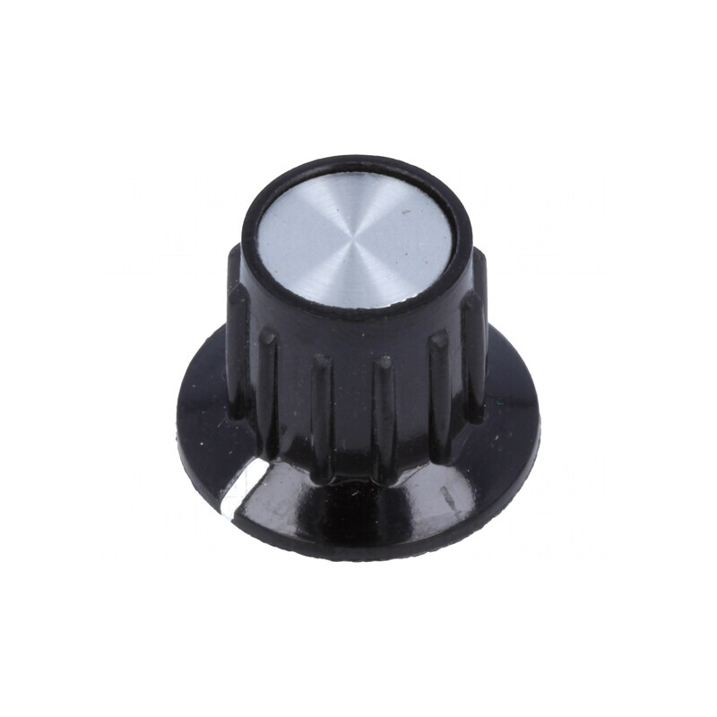 Buton Rotativ cu Flanșă Bachelită 6,35mm 14,8x15mm | Electronic-mag.ro | Componente Electronice