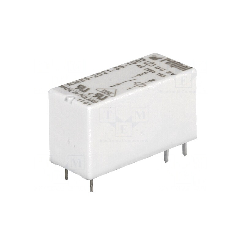 Releu Electromagnetic SPST-NO 9VDC 16A | Electronic-mag.ro | Componente Electronice