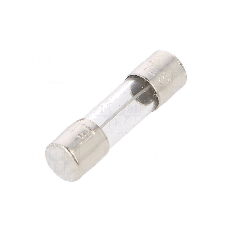 Siguranță Întârziată 63mA 250V Cilindrică din Sticlă | Electronic-mag.ro | Componente Electronice