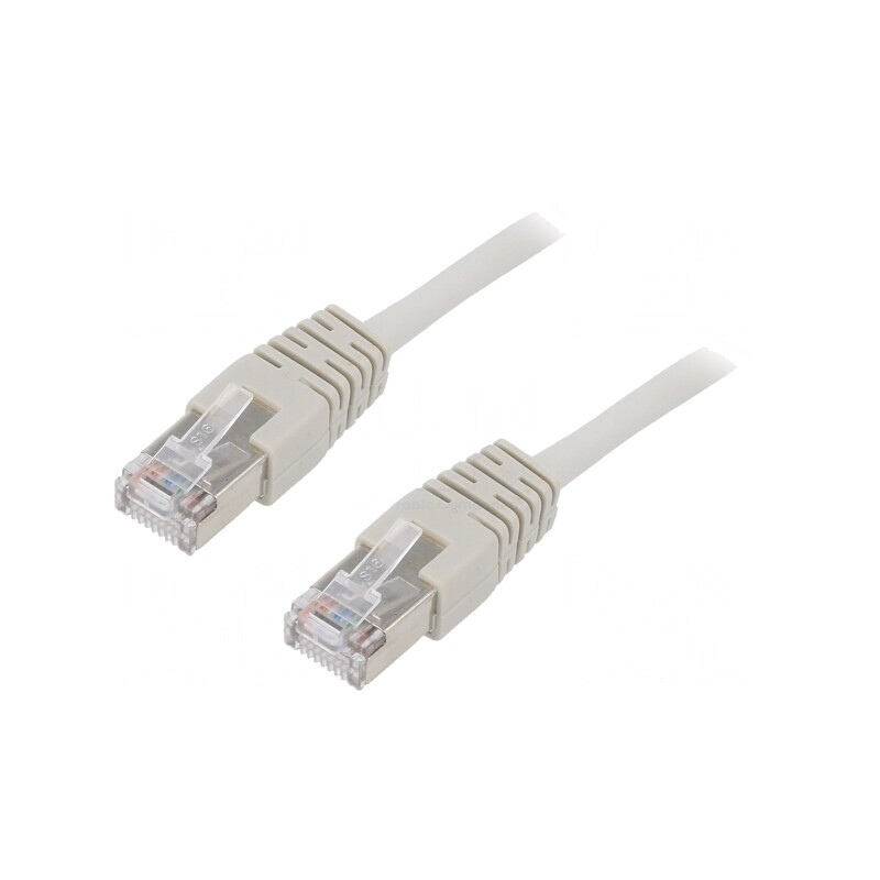 Patch cord F/UTP 5e 3m Gri 26AWG | Electronic-mag.ro | Componente Electronice