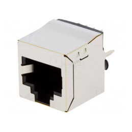 Soclu RJ45 8P8C Ecranat Drept THT | Electronic-mag.ro | Componente Electronice