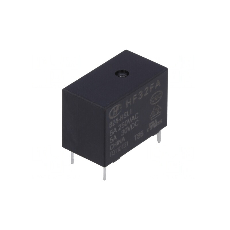 Releu Electromagnetic SPST-NO 24VDC 5A | Electronic-mag.ro | Componente Electronice