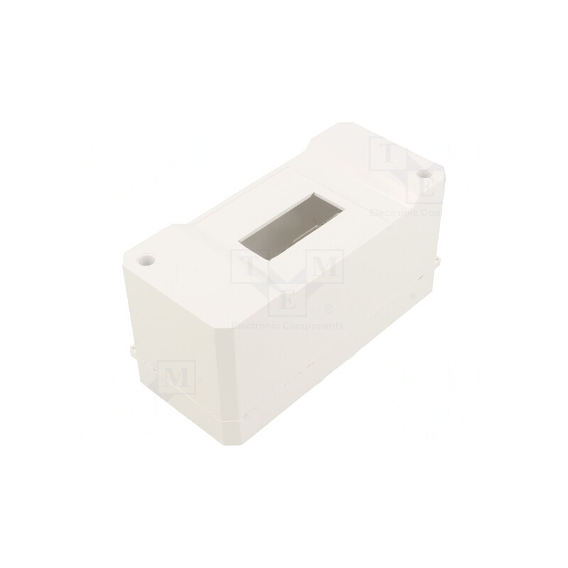 Carcasă pentru aparatură modulară IP30 albă 3 module | Electronic-mag.ro | Componente Electronice